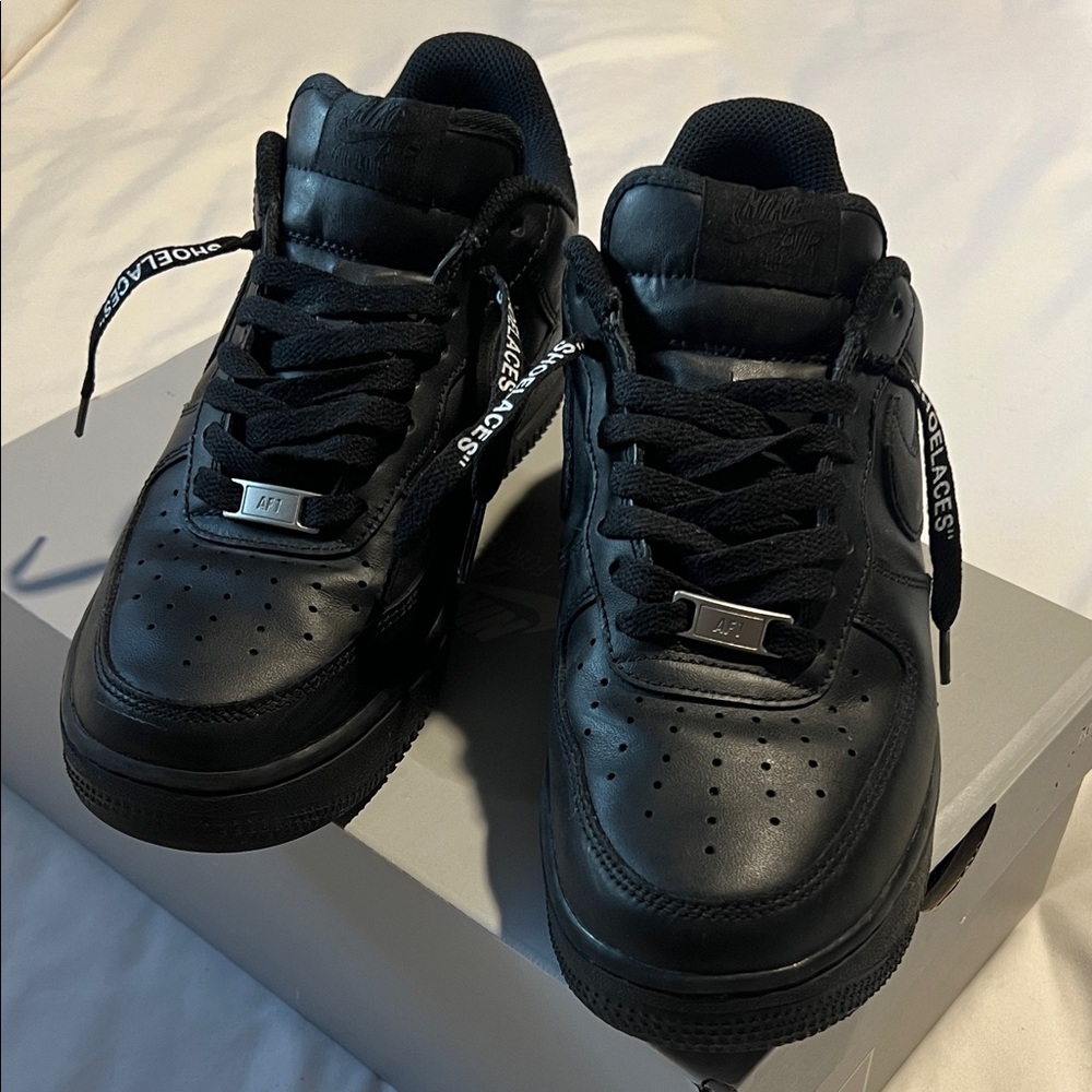 Nike Black Air Force 1 07